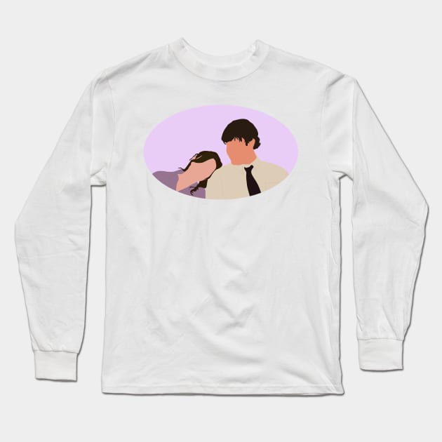 Pam Jim Shoulder - Purple Long Sleeve T-Shirt by guayguay